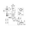 Арматура для одночашевых моек Omoikiri WK-1C Сталь 4956472 — изображение 2