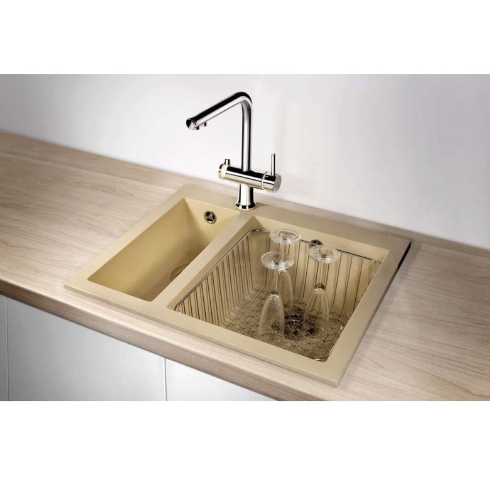 Мойка кухонная Omoikiri Bosen 590 Платина 4993224 — изображение 3