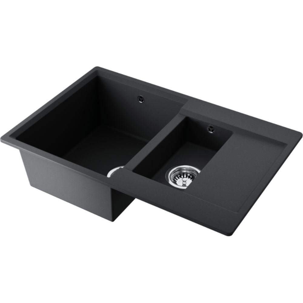 Мойка кухонная Omoikiri Daisen 78 Черный матовый 4993334 — изображение 2