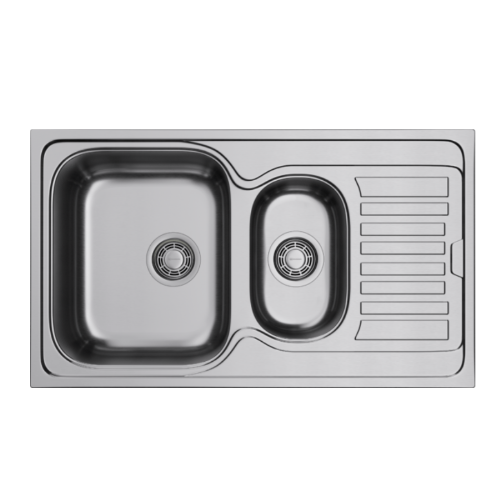 Мойка кухонная Omoikiri Kashiogawa 86 Хром 4993454