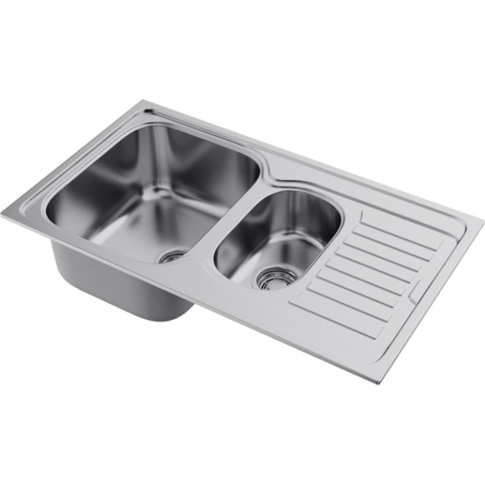 Мойка кухонная Omoikiri Kashiogawa 86 Хром 4993454 — изображение 2