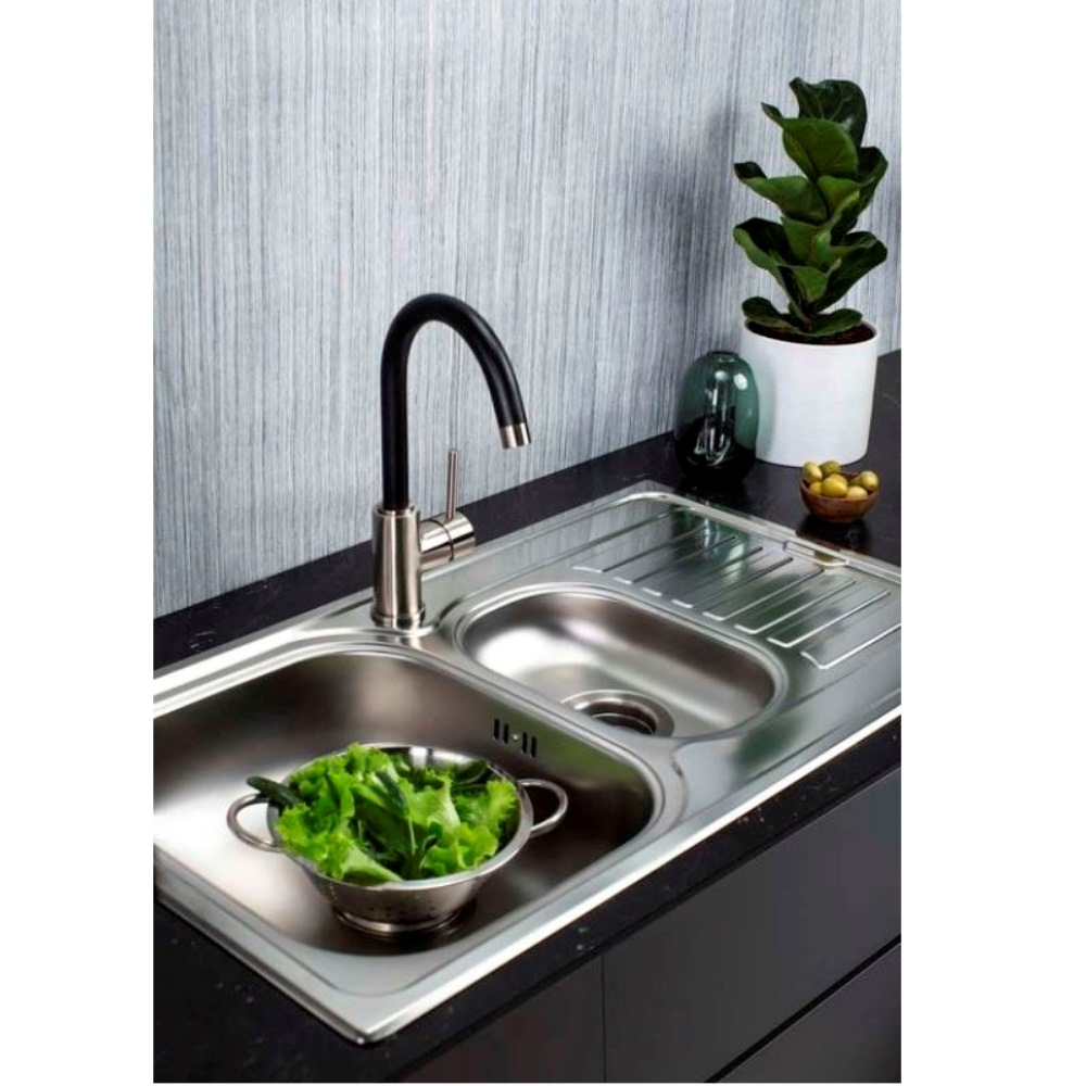 Мойка кухонная Omoikiri Kashiogawa 86 Хром 4993454 — изображение 3