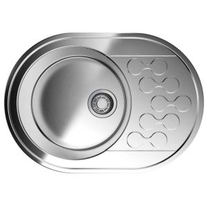 Мойка кухонная Omoikiri Kashiogawa 65 Хром 4993727