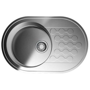 Мойка кухонная Omoikiri Kashiogawa 77 Хром 4993728