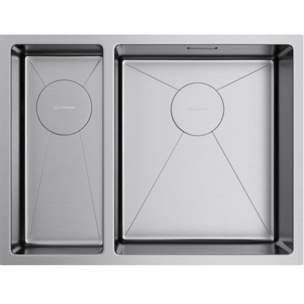 Мойка кухонная Omoikiri Taki правая 59 Хром 4993767