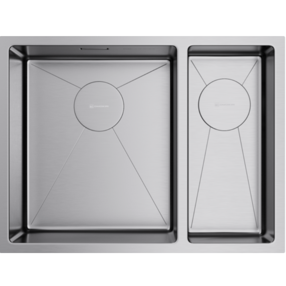 Мойка кухонная Omoikiri Taki левая 59 Хром 4993768