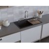 Мойка кухонная Omoikiri Kitagawa с разделочной доской 86 Графит 4993794 — изображение 3