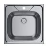 Мойка кухонная Omoikiri Saru 48 Хром 4993833