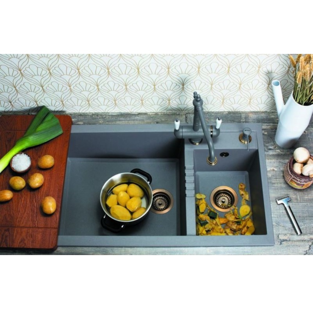 Мойка кухонная Omoikiri Tedori 86 Черный матовый 4993932 — изображение 3