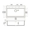 Мойка кухонная Omoikiri Kitagawa 79 Зелено-серый 4993999 — изображение 4