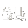 Смеситель для кухни Omoikiri Shinagawa Хром глянцевый 4994177 — изображение 4