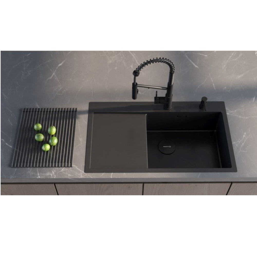 Мойка кухонная Omoikiri Akisame 86 правая Хром 4997042 — изображение 3