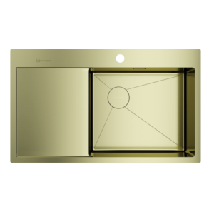 Мойка кухонная Omoikiri Akisame 86 правая Золото светлое 4997046