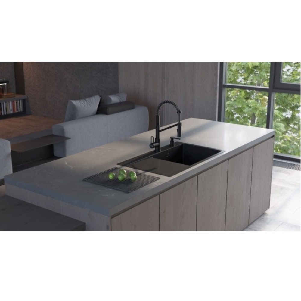 Мойка кухонная Omoikiri Akisame 86 правая Золото светлое 4997046 — изображение 2