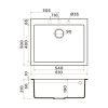 Мойка кухонная Omoikiri Bosen 610 Эспрессо 4997211 — изображение 4