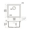 Мойка кухонная Omoikiri Yamakawa Integra 46 Зелено-серый 4997247 — изображение 4